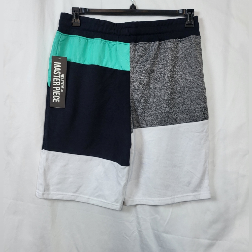Five by Five by Masterpiece Mens Colorblock Hustle Pull On Casual Shorts XL New - Picture 8 of 9